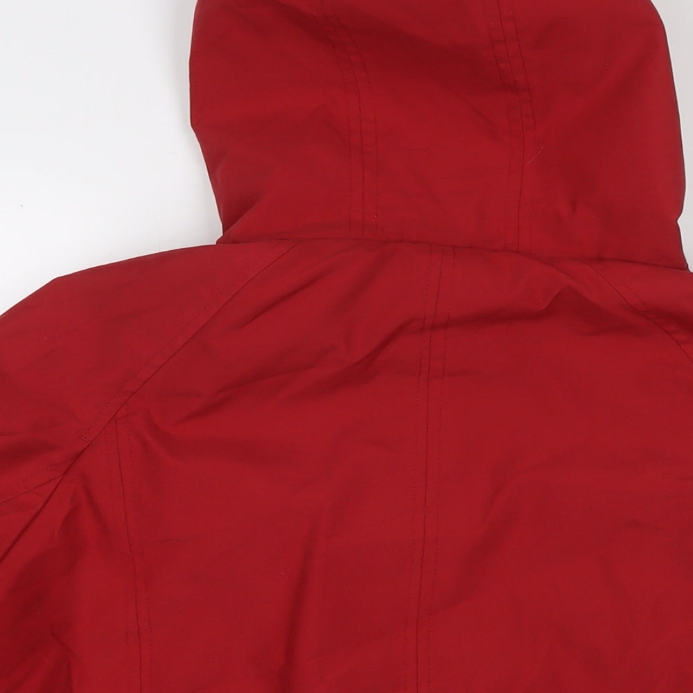 Per Una Womens Red Parka Jacket Size XL Zip