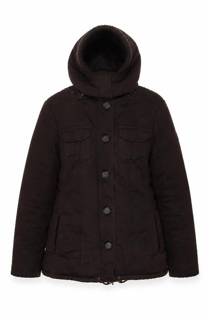 Womens UK Size XL Zara Brown Parka Coat