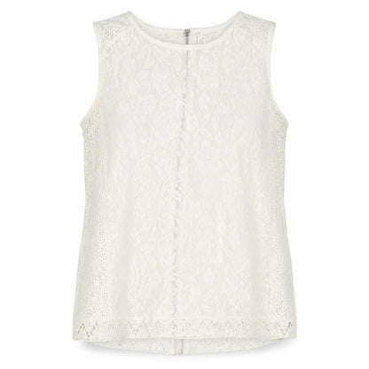 Womens UK Size 16 New Look White Basic Tank