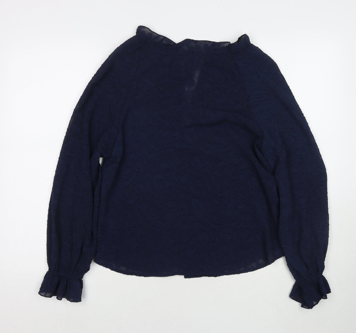 Womens UK Size 6 Marks and Spencer Blue Basic Blouse
