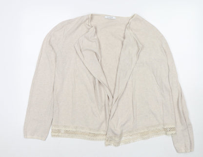 Womens UK Size 12 Marks and Spencer Beige Cape Jumper