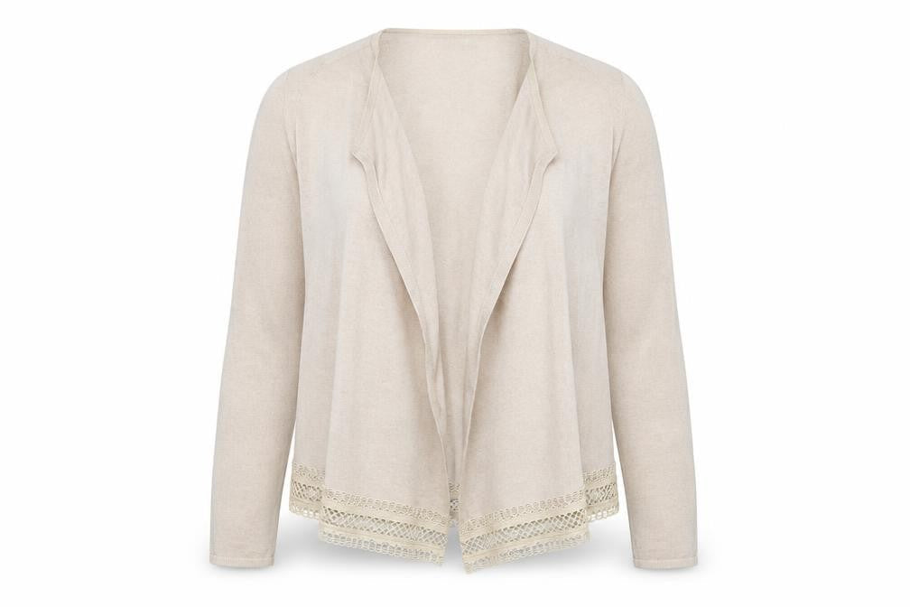 Womens UK Size 12 Marks and Spencer Beige Cape Jumper