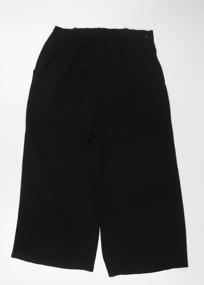 Womens UK Size 12 Quiz Regular Fit  Black Trousers