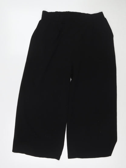 Womens UK Size 12 Quiz Regular Fit  Black Trousers
