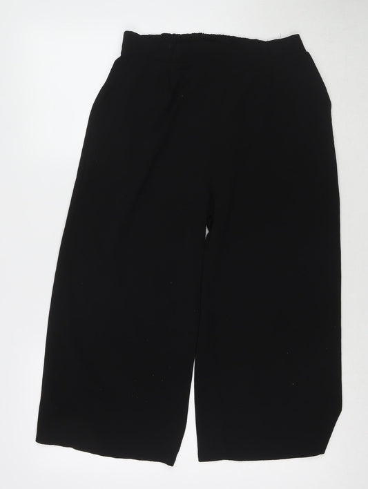 Womens UK Size 12 Quiz Regular Fit  Black Trousers