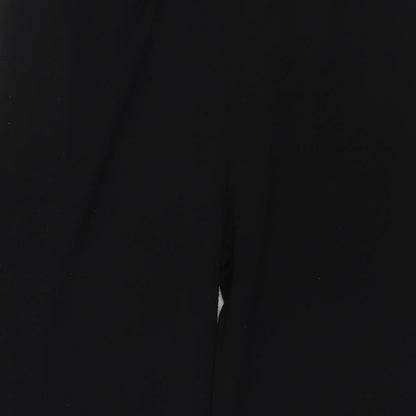 Womens UK Size 12 Quiz Regular Fit  Black Trousers