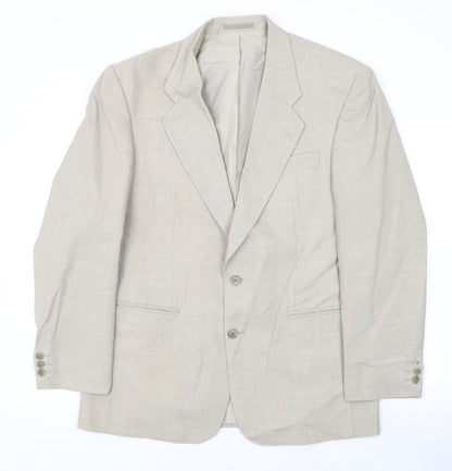 Mens UK Size 40 Gurteen Regular Beige Suit Jacket