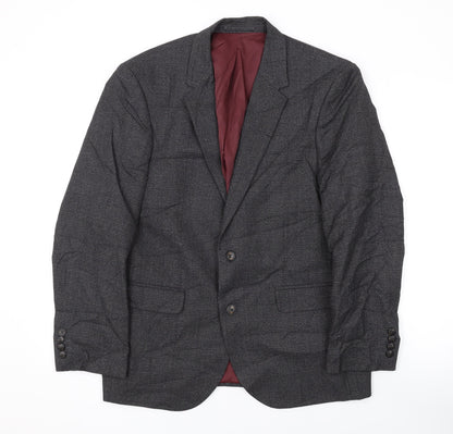 Mens UK Size 40 Marks and Spencer Regular Grey Suit Jacket
