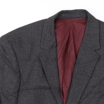 Mens UK Size 40 Marks and Spencer Regular Grey Suit Jacket