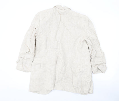 Womens UK Size 8 Marks and Spencer Beige Jacket