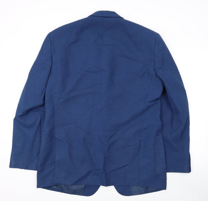 Mens UK Size 42 Gurteen Regular Blue Suit Jacket