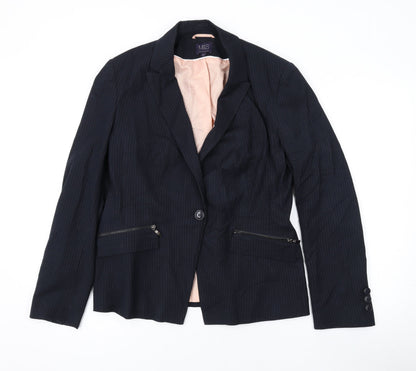 Womens UK Size 14 Marks and Spencer Regular Black Suit Jacket
