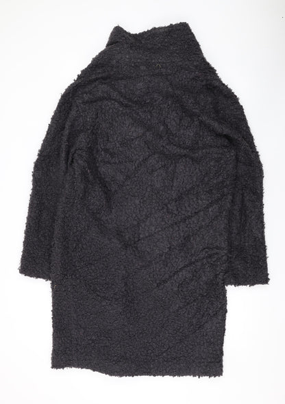 Marks and Spencer Womens Grey Overcoat Coat Size 12