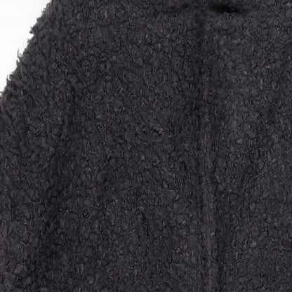 Marks and Spencer Womens Grey Overcoat Coat Size 12