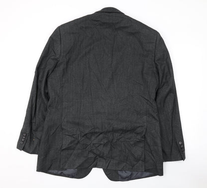 Mens UK Size 44 Greenwoods Regular Grey Suit Jacket