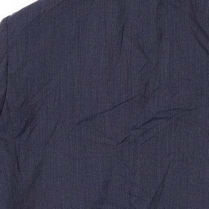 Luca D'Altier Mens Blue Wool Jacket Suit Jacket Size 48 Regular