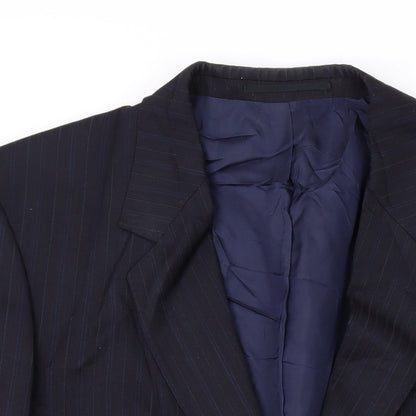 Mens UK Size 42 Varteks Regular Black Suit Jacket