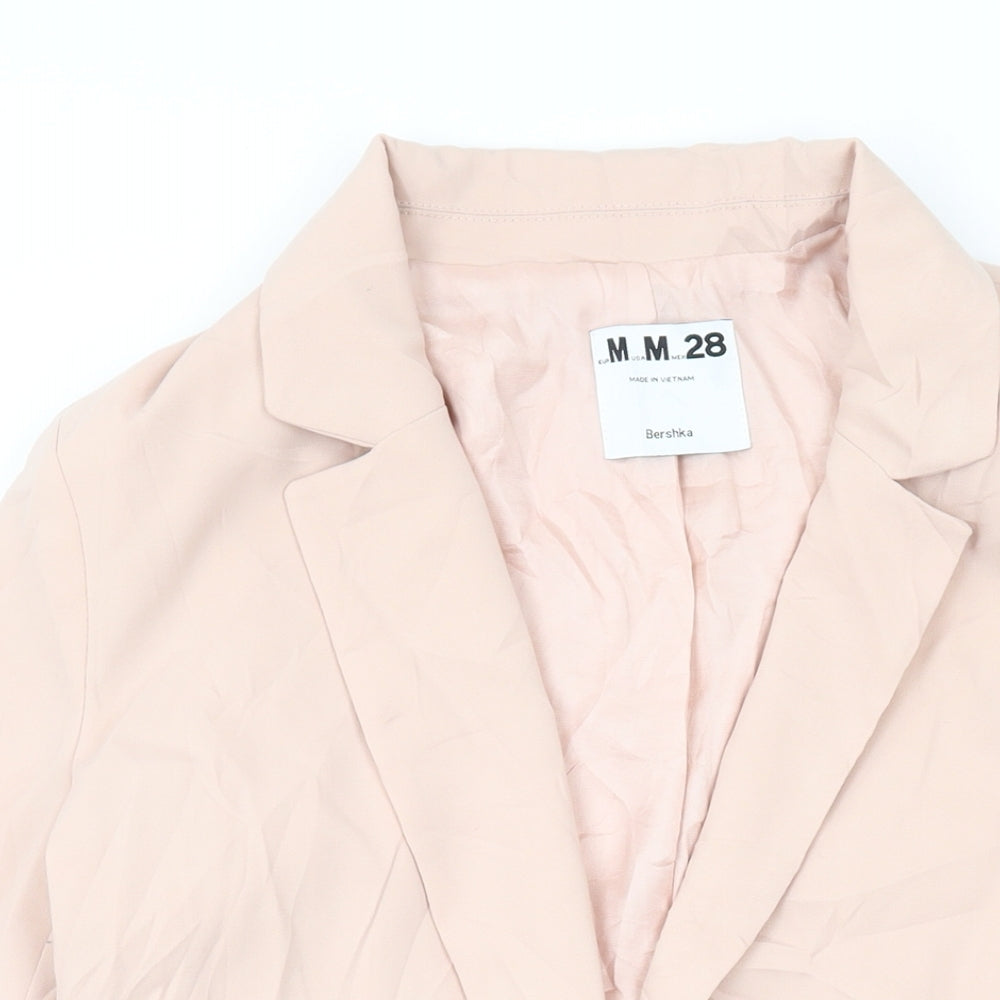 Womens UK Size M Bershka Pink Jacket