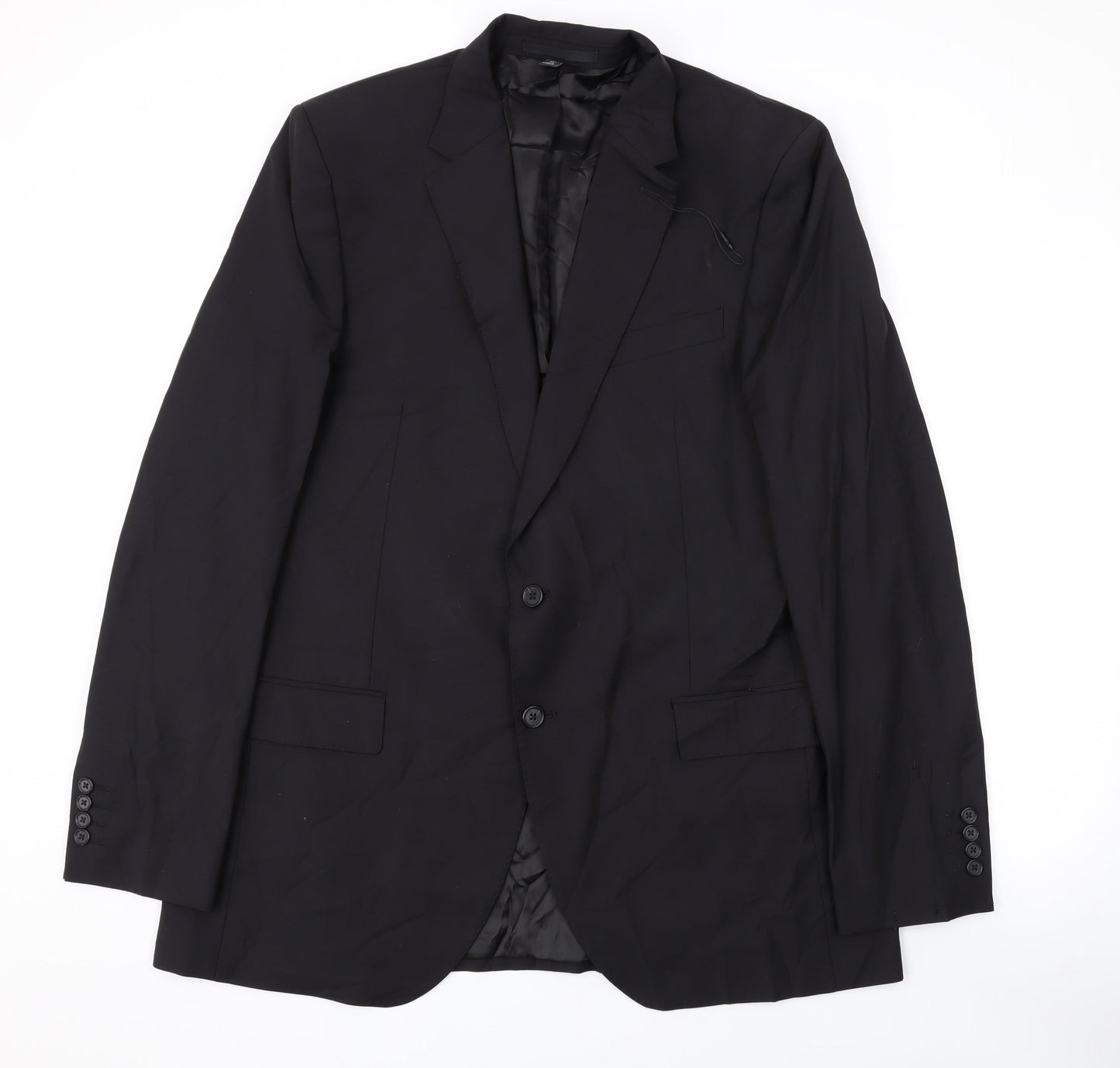 Mens UK Size 40 Marks and Spencer Regular Black Suit Jacket