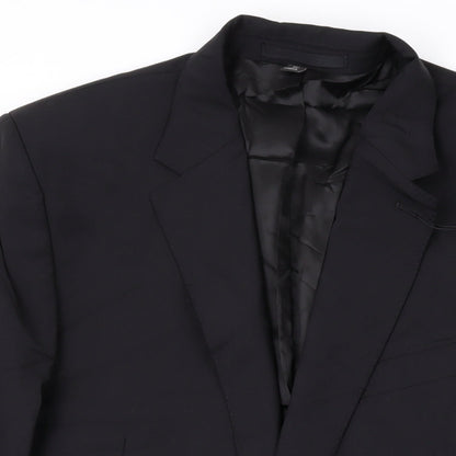 Mens UK Size 40 Marks and Spencer Regular Black Suit Jacket