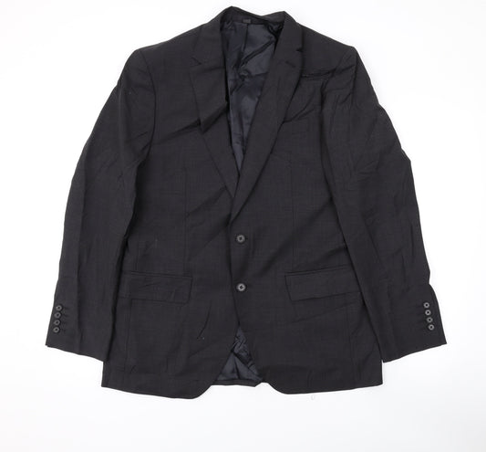 Mens UK Size 40 Marks and Spencer Regular Grey Suit Jacket