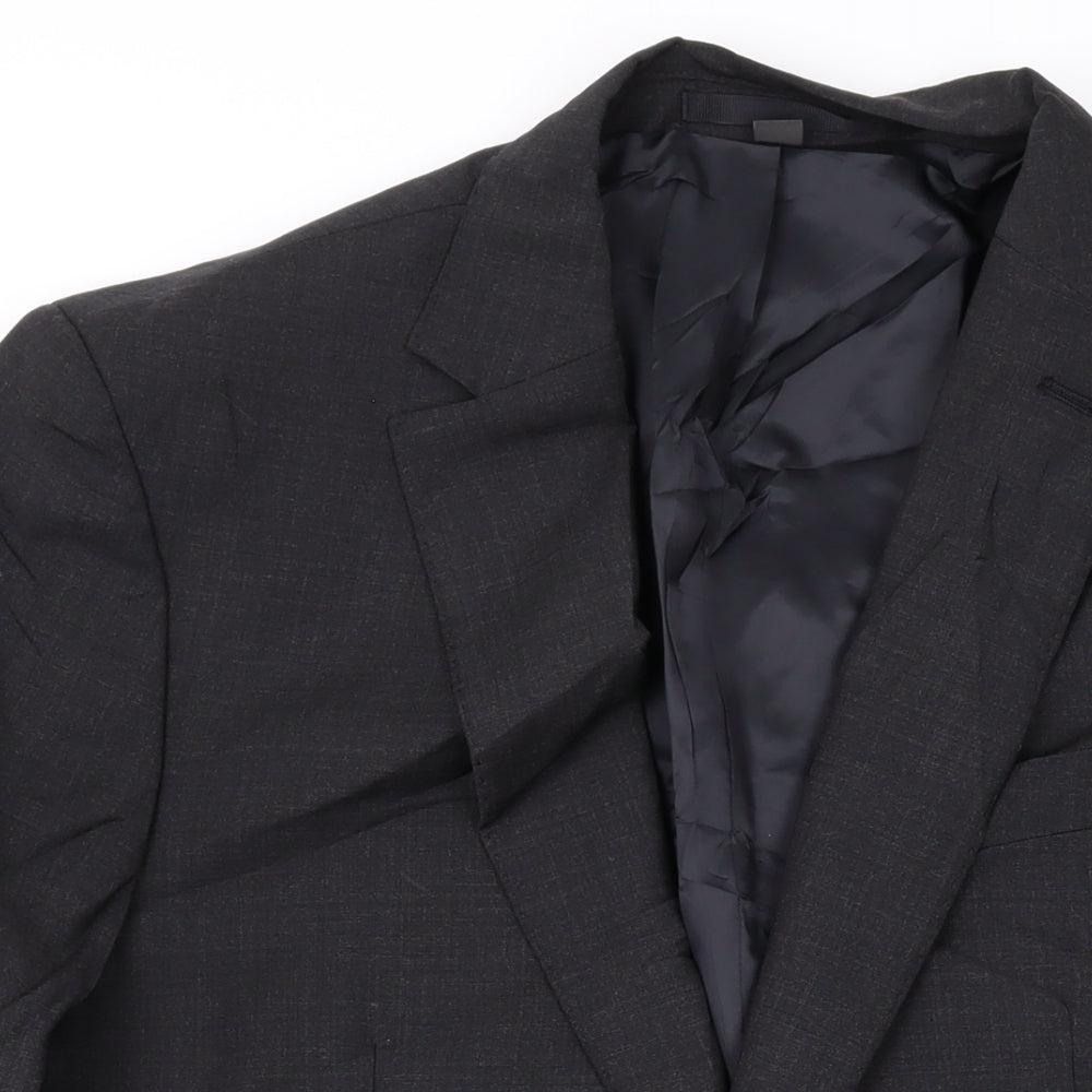 Mens UK Size 40 Marks and Spencer Regular Grey Suit Jacket