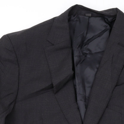 Mens UK Size 40 Marks and Spencer Regular Grey Suit Jacket