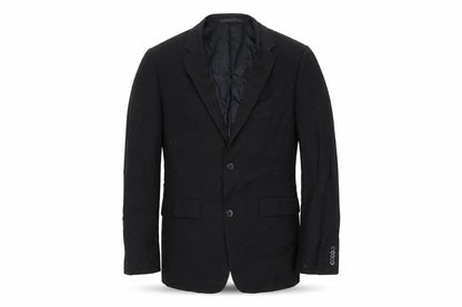 Ventuno Mens Black Polyester Jacket Suit Jacket Size 38 Regular