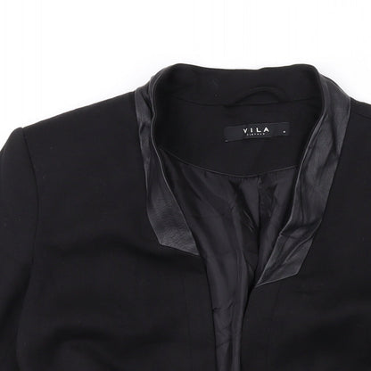 Womens UK Size M VILA Black Jacket