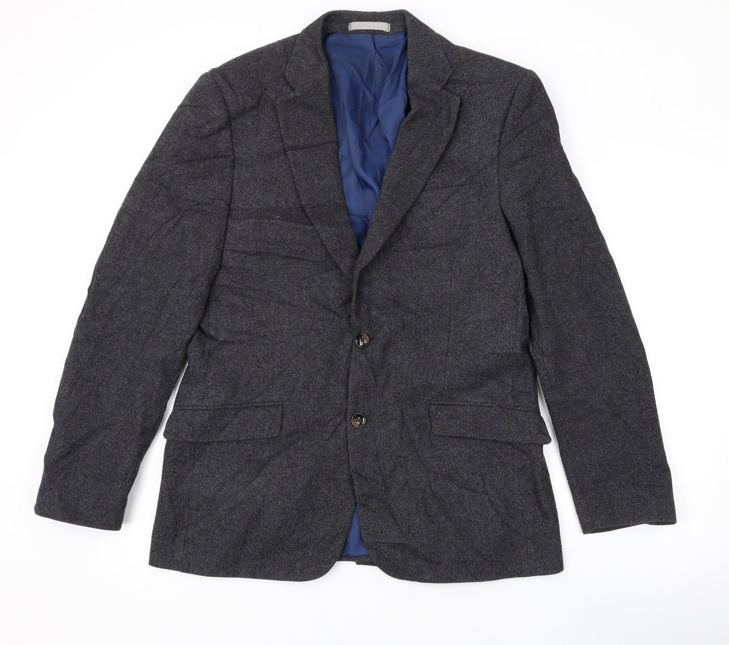 Marks and Spencer Mens Grey Wool Jacket Suit Jacket Size 40 Regular