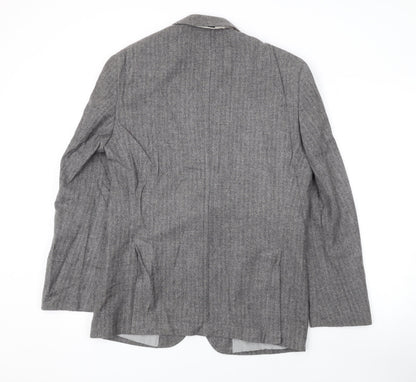 Mens UK Size 38 Marks and Spencer Regular Grey Suit Jacket