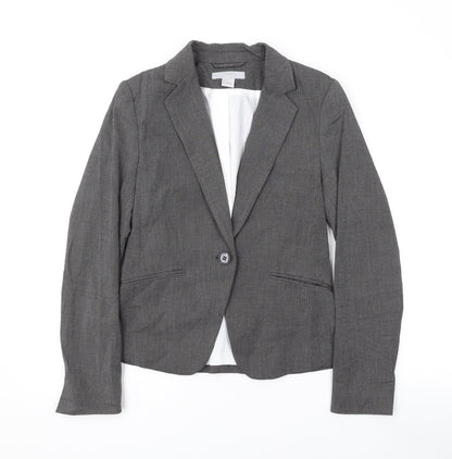 Womens UK Size 8 H&M Grey Jacket