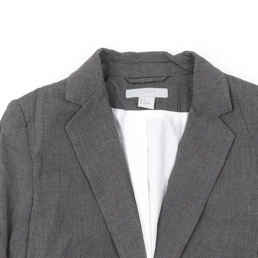 Womens UK Size 8 H&M Grey Jacket