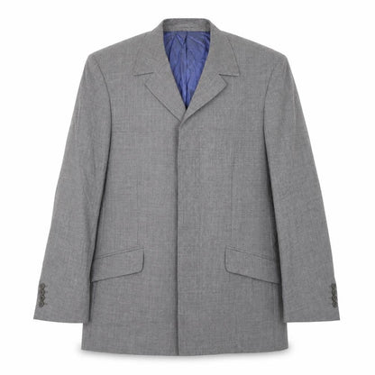 Mens UK Size 40 River Island Regular Grey Suit Jacket
