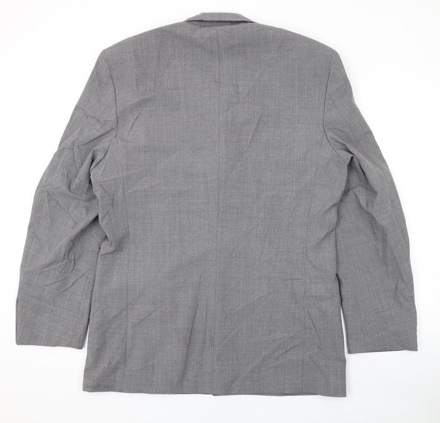 Mens UK Size 40 River Island Regular Grey Suit Jacket