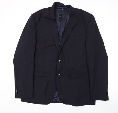 Mens UK Size 42 Benvenuto Regular Black Suit Jacket
