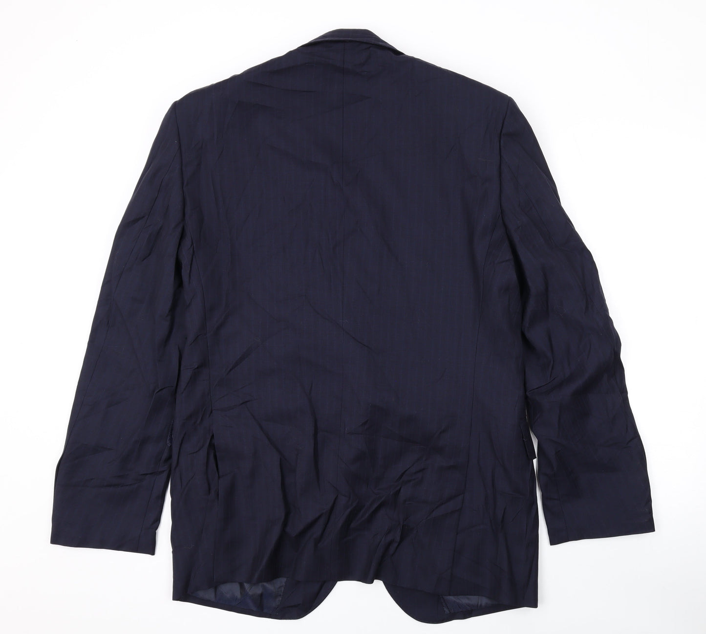 Mens UK Size 40 Marks and Spencer Regular Blue Suit Jacket