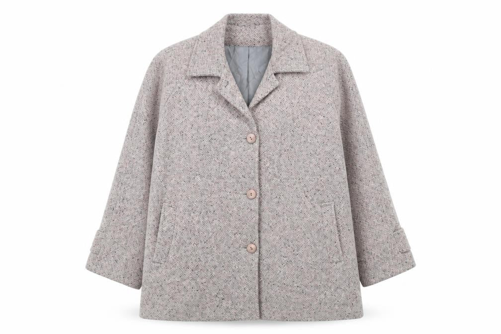 Womens UK Size 14 Lady Line Pink Overcoat