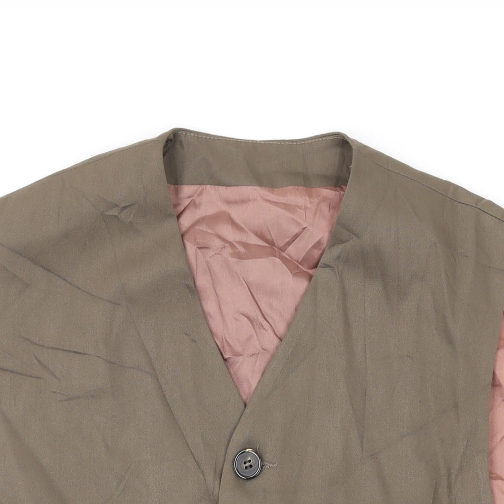 Mens UK Size M Topman Regular Brown Suit Jacket