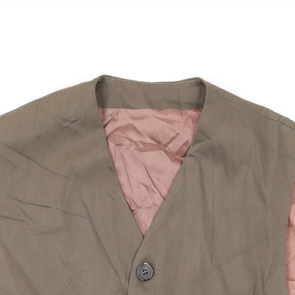 Mens UK Size M Topman Regular Brown Suit Jacket