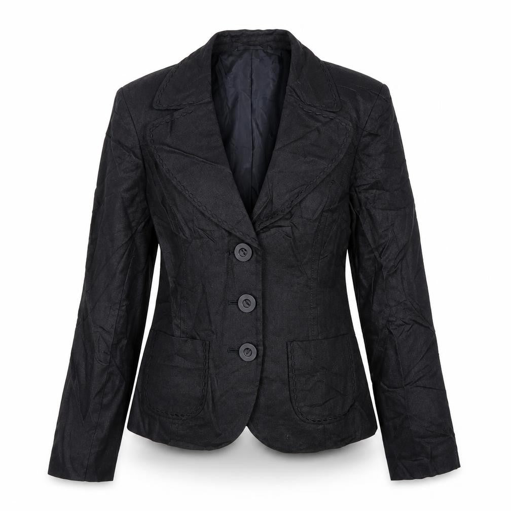 Womens UK Size 10 Precis Black Jacket
