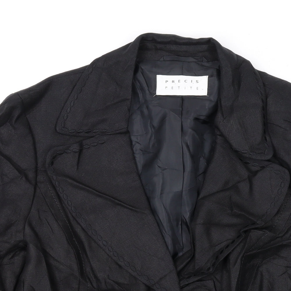 Womens UK Size 10 Precis Black Jacket
