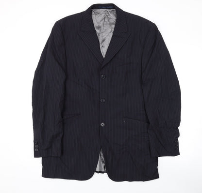 Mens UK Size 40 Karl Jackson Regular Black Suit Jacket