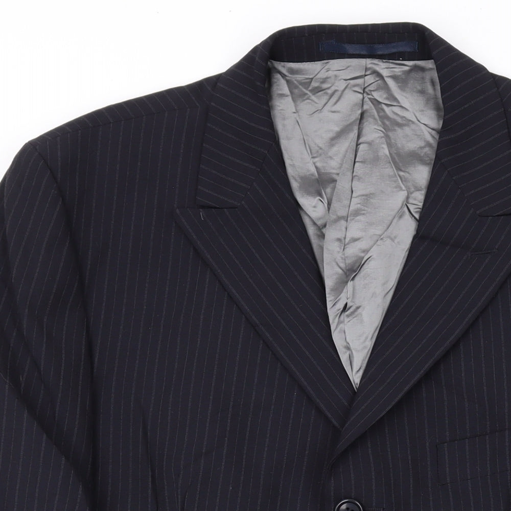Mens UK Size 40 Karl Jackson Regular Black Suit Jacket