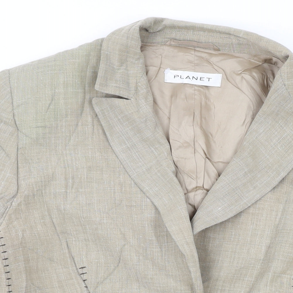 Womens UK Size 12 Planet Beige Jacket