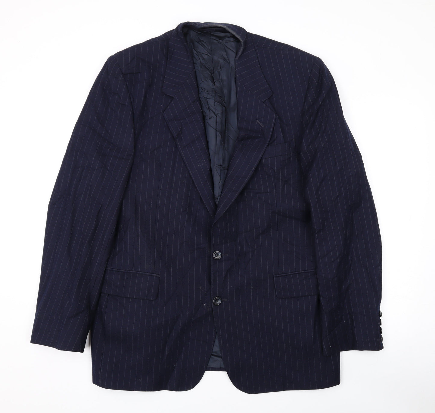 Mens UK Size 44 George Arthur Dunn Regular Blue Suit Jacket