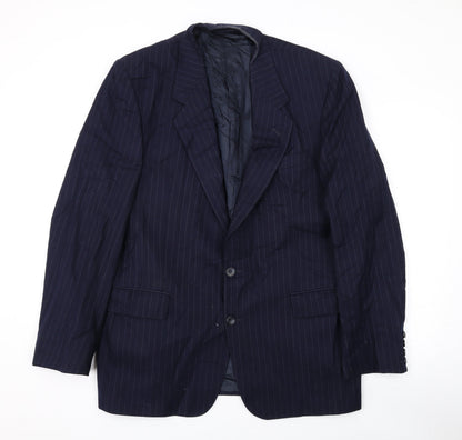 Mens UK Size 44 George Arthur Dunn Regular Blue Suit Jacket