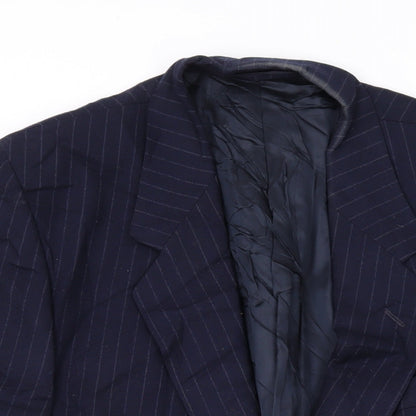 Mens UK Size 44 George Arthur Dunn Regular Blue Suit Jacket