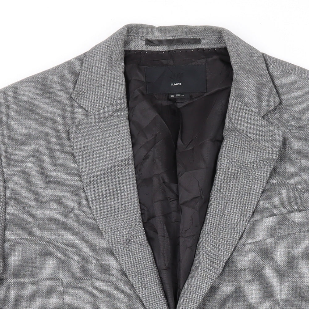 Mens UK Size 38 H&M Grey Jacket