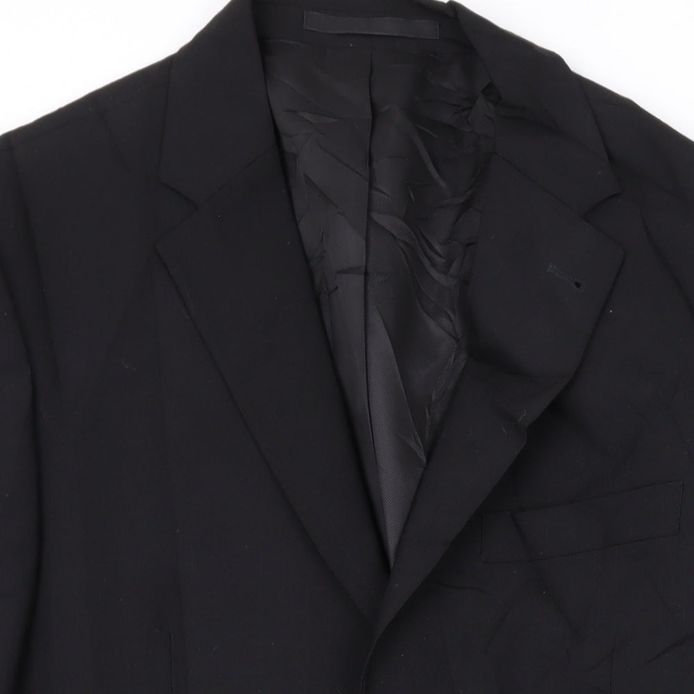 Mens UK Size 40 NEXT Regular Black Suit Jacket
